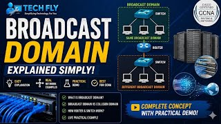 Broadcast Domain Explained Simply | CCNA Networking Concepts