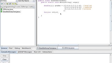 2D Arrays basics 1/3