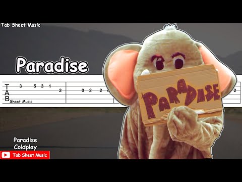 Coldplay - Paradise Guitar Tutorial | TAB