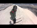 Dropping into the bowl at Peak 6