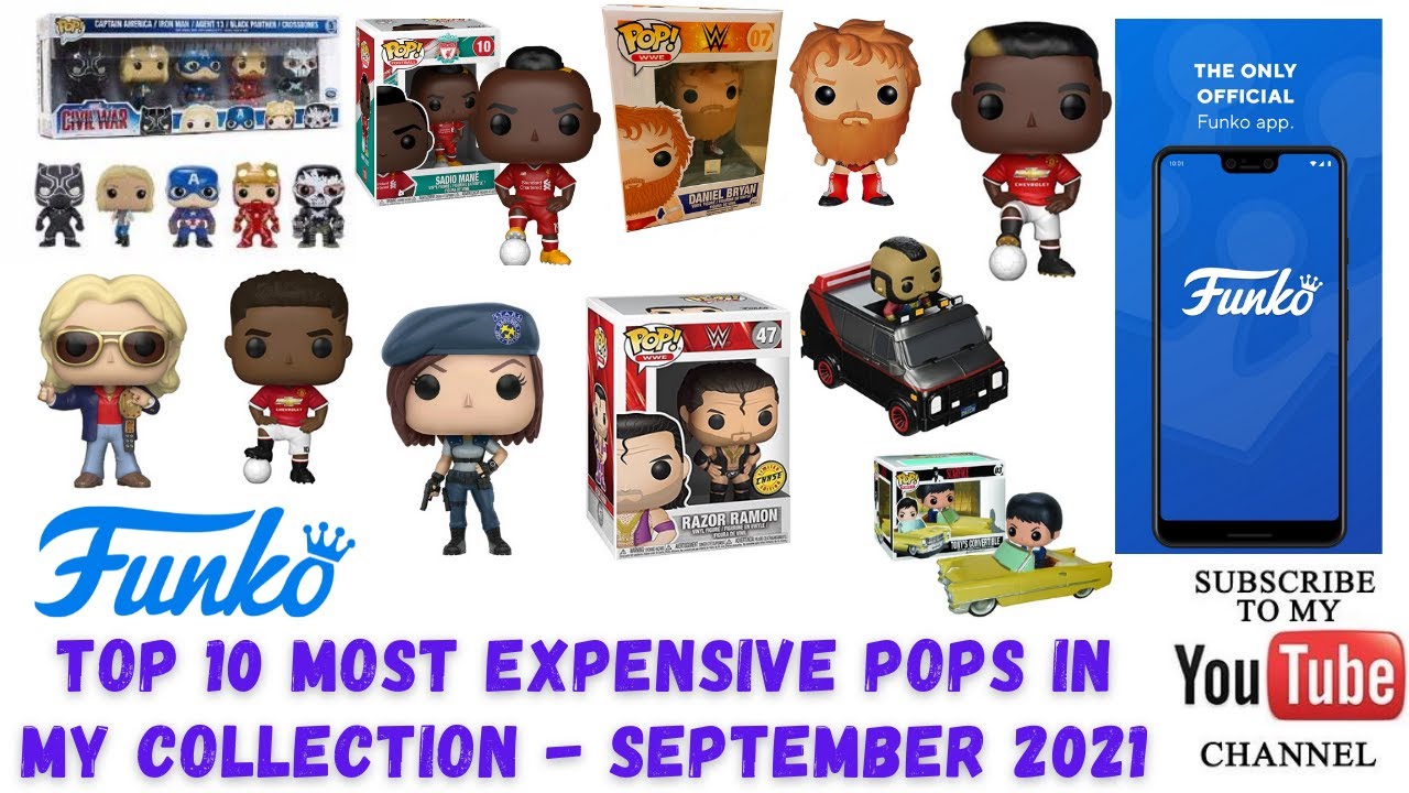 Funko Pop Top 10 Most Expensive Pops in my Collection - September 2021 