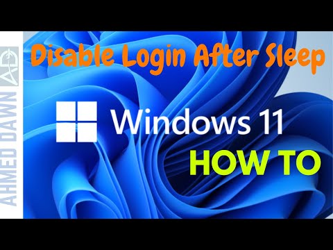 How to Enable or Disable Login After Sleep in Windows 11 | Disable Require Sign-In windows 11