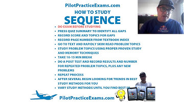 How To Study Pilot Exams Best Study Method Vid7 For Flight Training & Learn To Fly
