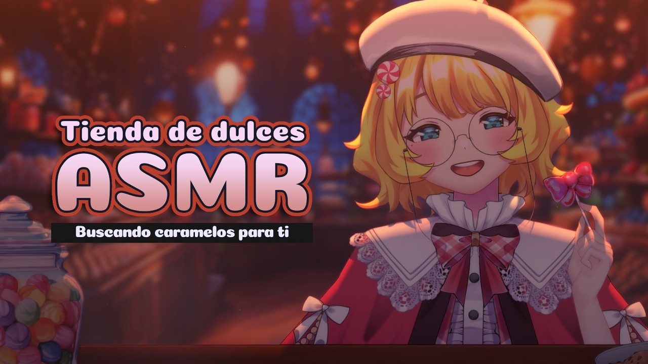 【ASMR roleplay】 ¡Bienvenido a mi tienda!  ✨ Encontremos el dulce perfecto para ti 🍬🍭