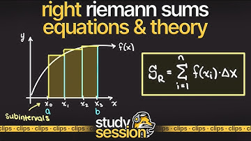 Right Riemann Sum Equations and Theory | Numerical Methods | StudySession Clips