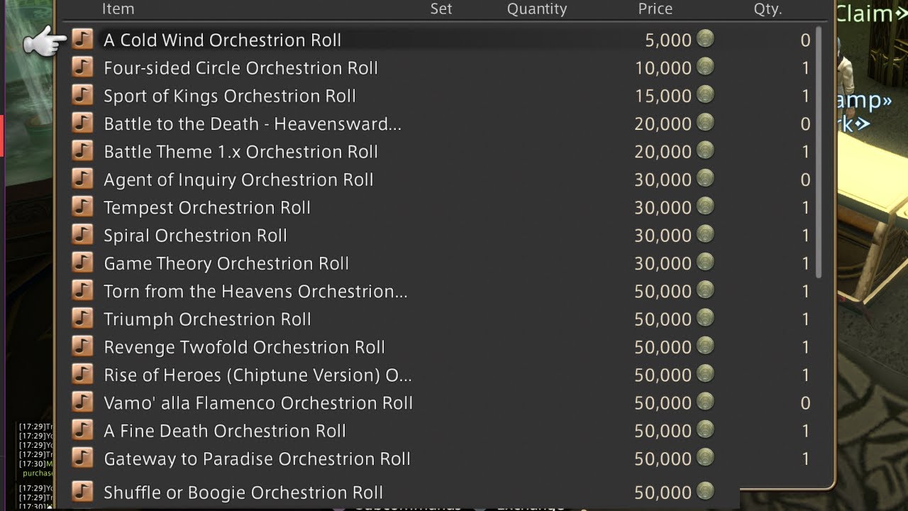 FFXIV Gold Saucer Orchestrion Rolls what they sound like and where to
