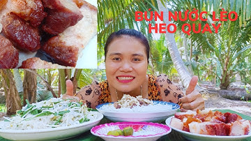 Mukbang / Ăn bún nước lèo heo quay _Tập 25 Noodle soup with roasted pork