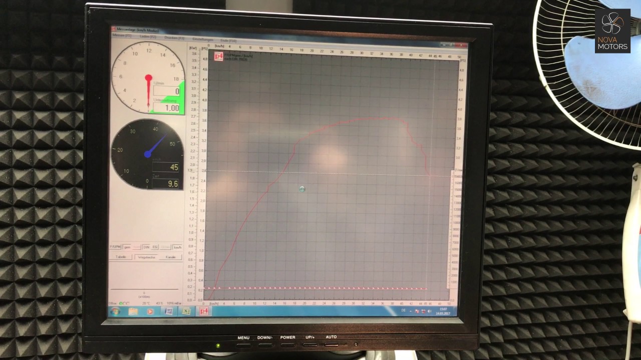 Nova Motors eGrace Elektroroller - Beschleunigung auf dem Prüfstand 0 auf 40kmh in 8 Sekunden - YouTube