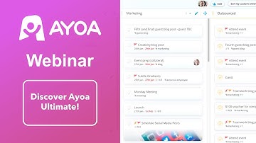 Ayoa Webinar: Discover Ayoa Ultimate! | 9th February 2021
