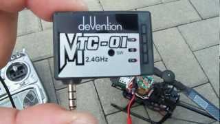 WWW.RTF-HELI.COM - WALKERA MAGIC CUBE (MTC-01) - HOW TO BIND TO NON-DEVO TX TO DEVO RX