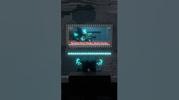 Minecraft Warden on His Day Off