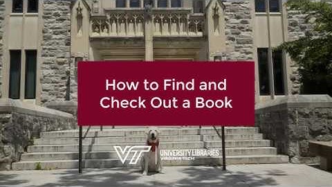 How to Find and Check Out a Book