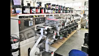 By ABTECH Italy - NILPETER 5 colours UV narrow web flexo printing press 330 mm (F83)
