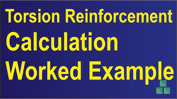 Torsional Reinforcement | Calculation Worked Example for Beam
