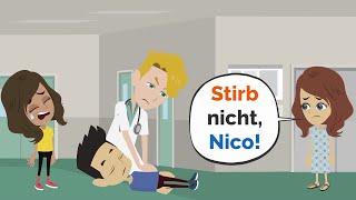 Nico hat einen Herzinfarkt! | Deutsch lernen