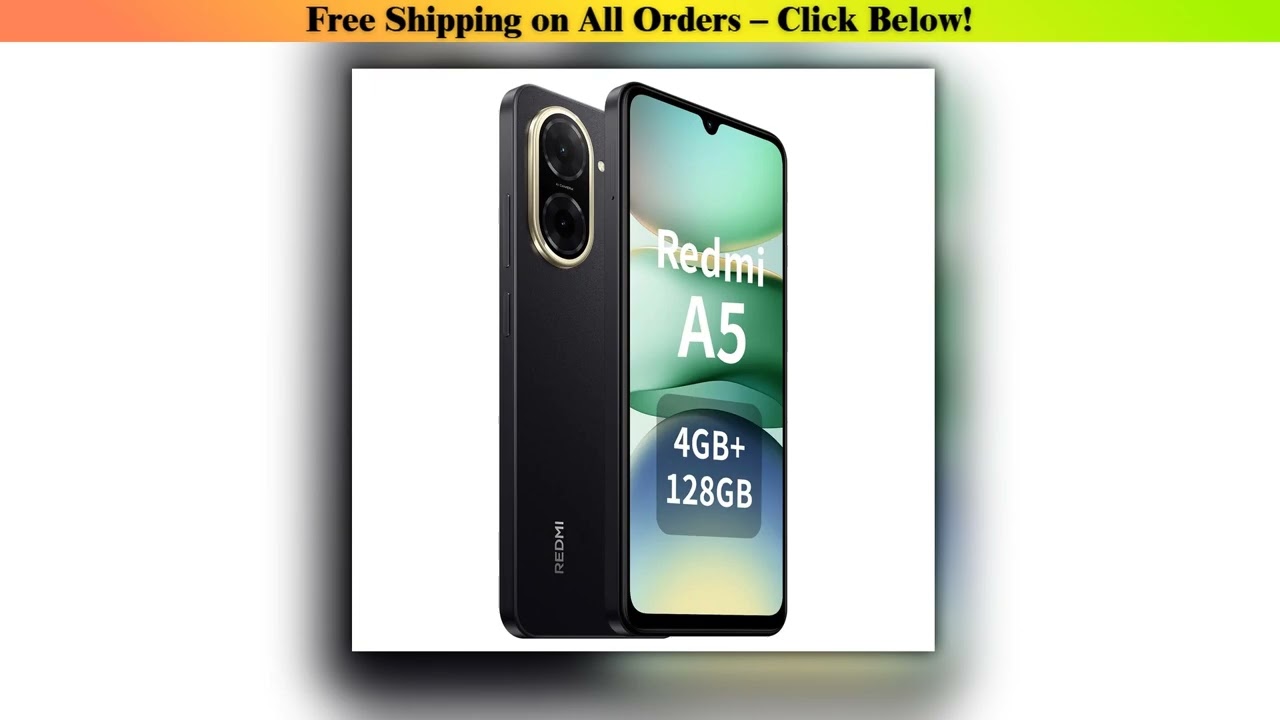 Xiaomi Redmi A5 - Smartphone with 6.88" Display, Dual 32MP AI Camera, Octa-Core Processor,