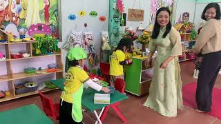 Hoạt động góc chủ đề thực vật Trần Loan Hoạt động góc chủ đề thực vật Trần Loan