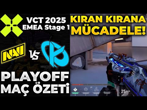 NAVI vs KARMINE CORP MAÇ ÖZETİ | VALORANT 2025 EMEA Stage 1