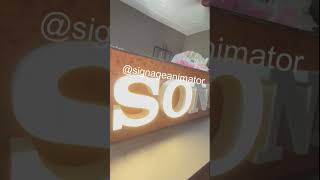 Sony Led Board animation by signage animator