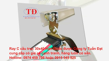 Ray C cầu trục 30x40 Hàn Quốc, máng C cầu trục 30x40 chất lượng giá cả cạnh tranh luôn có sẵn.