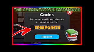 ⚠️*NEW CODES*⚠️ FROM THE PRESENTATION EXPERIENCE!💸🤩(watch until the end)
