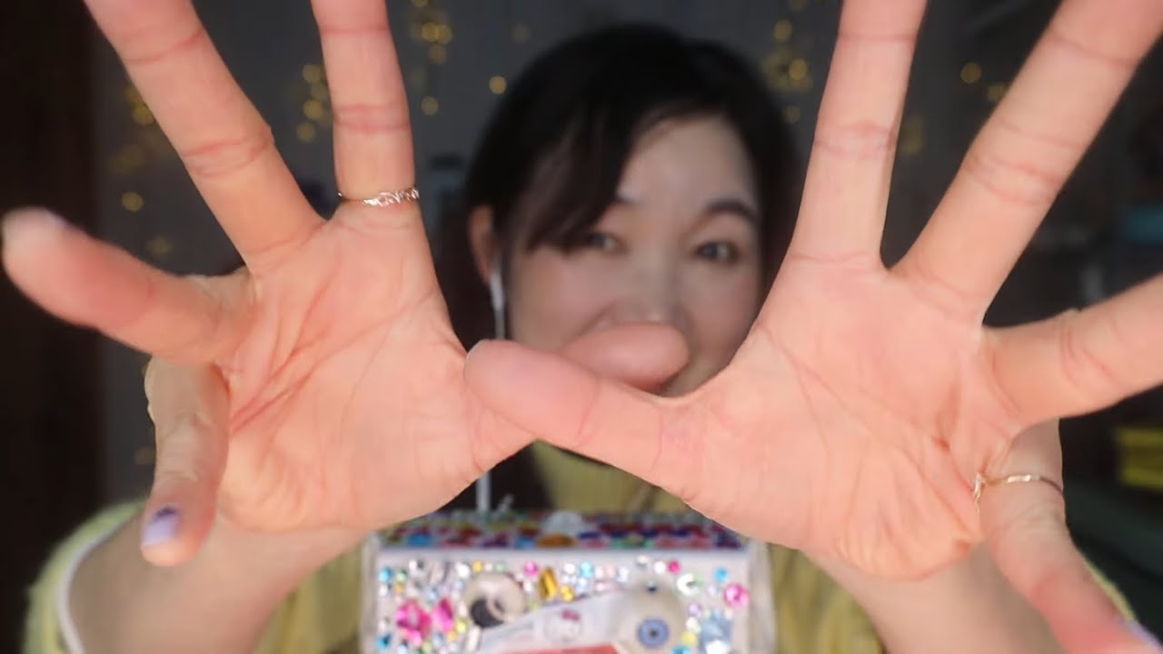 【ASMR】Hand Sounds＆Mouth Soundsリクエストにこたえて、耳のマッサージ、Tickleやってみた👍