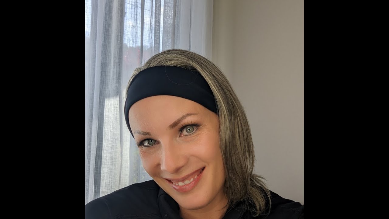 Salt and Pepper Grey Color | The Ponytail Wig by Encelia