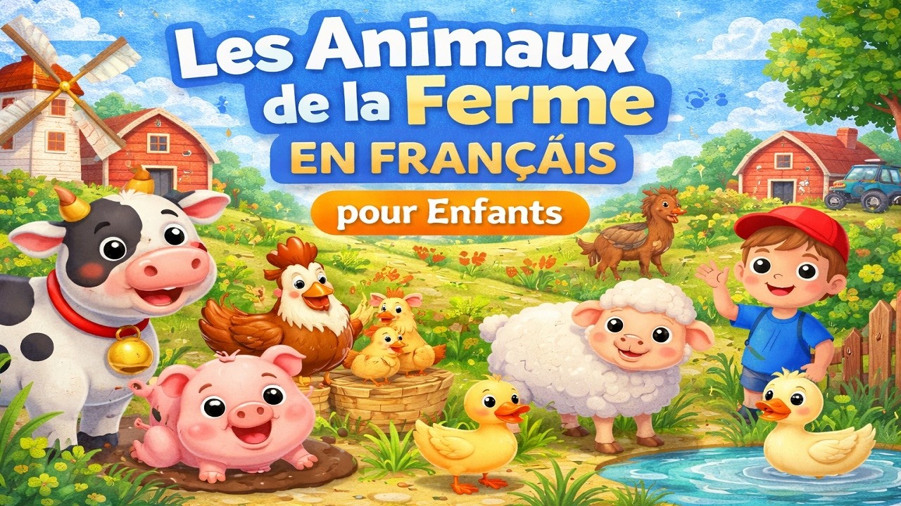 Les Animaux de la Ferme en Français 🐄 | Apprendre les Animaux pour ...