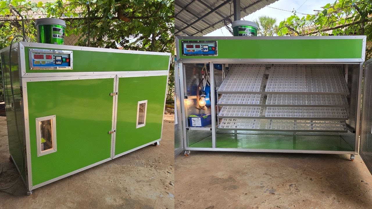 HOW TO MAKE INCUBATOR : BUILDING INCUBATOR CAPACITY 1056-EGG AT HOME. STEP-BY-STEP GUIDE