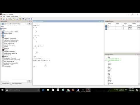basic scilab operations