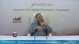 Bir malın üzerinden 1 yıl geçmeden zekatı verilebilir mi?
