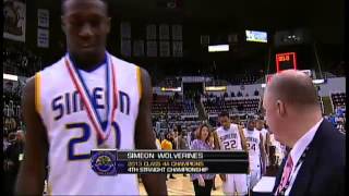 Simeon F Jabari Parker Receives IHSA State Championship Medal