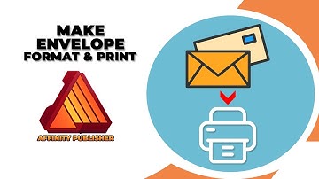 How to make envelope format and Print in Affinity publisher