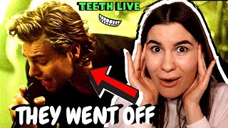 First Time Reacting to a LIVE Performance by 5SOS (Teeth Live From The Valut)