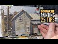 Gouache Painting Tutorial: James Gurney's 25 Tips for Sketching Architecture