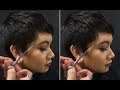 How to cut a Short pixie haircut tutorial step by step