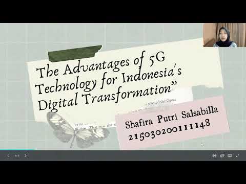 The Advantages of 5G Technology for Indonesia's Digital Transformation