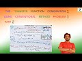 The transfer function combination 1 using conventional method problem 1 part 2