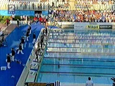 Mike Cavic - Champion in 50fly Rome 2009