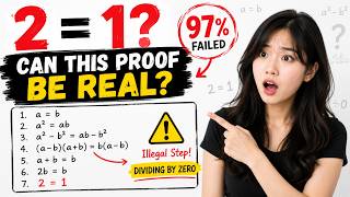 Can You Solve This 2 = 1 Mathematician not find the hidden error in this proof