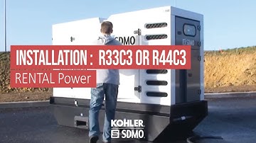 How to install an R33C3 or R44C3 generating set ?