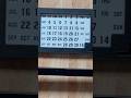 Daily Calendar Puzzle Solution — Thursday the 12th of February