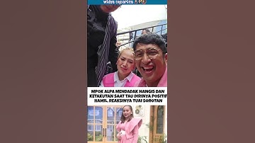 mpok alpa hamil malah nangis takut disuruh istirahat #mpokalpa #irfanhakim #shorts #ytshorts