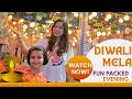 BEST Diwali Mela in GURGAON😱 |Complete Tour of Sector 29 Mela |Food Shopping, Stalls,Rides &amp; Decor✨️