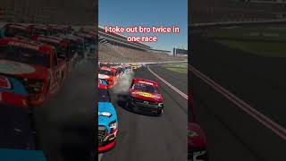 poor fella #automobile #racing #crash #motorsport #gaming #playstation #nascar25 #nascar #ps5