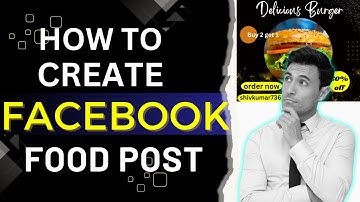 HOW TO CREATE FACEBOOK POST (FOOD ) RELATED  IN CANVA | CANVA FACEBOOK POST TUTORIAL |