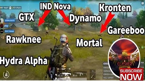 HYDRA DYNAMO VS KRONTON VS MORTAL VS GTX PREET  ALL YOUTUBE WHO IS WIN