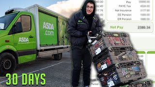 I Worked 30 Days at Asda As Delivery Driver & Made £____