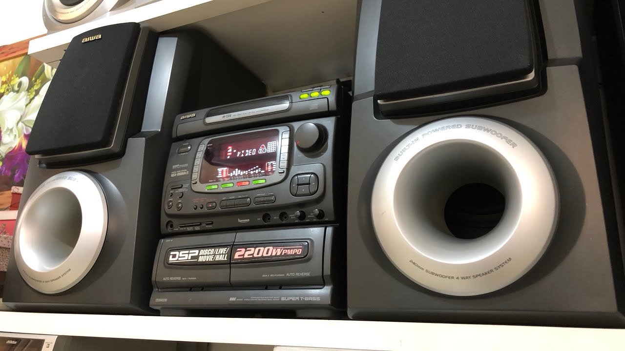 AIWA NSX-999 Mk2 nas caixas Z-R997 - YouTube