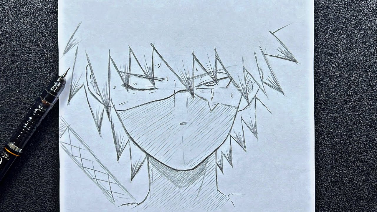 HOW TO DRAW KAKASHI ANBU - NARUTO 